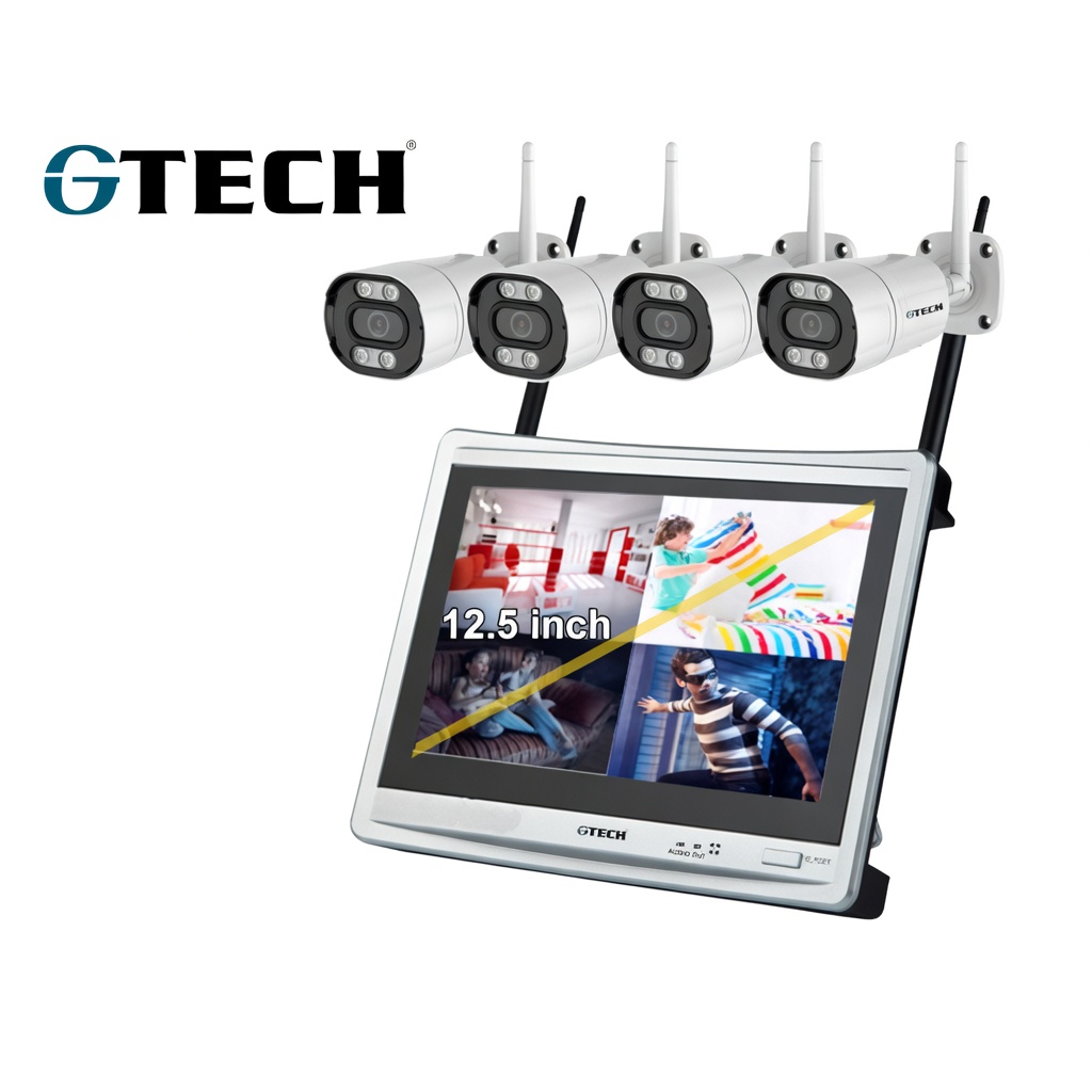 GT-NVRLIKIT73 4CH Wireless NVR Kit with Monitor - Image 1